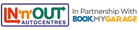 IN'n'OUT Autocentres Leicester logo