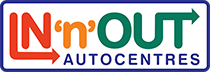 IN'n'OUT Autocentres Leicester logo